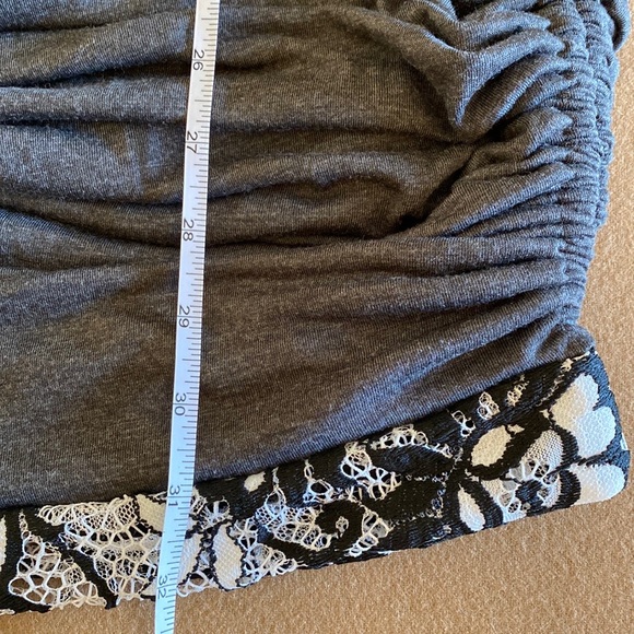 Plus Size Mini Dress Rosegal Top Grey Black/White Lace Blouse Size 3X - Picture 13 of 13